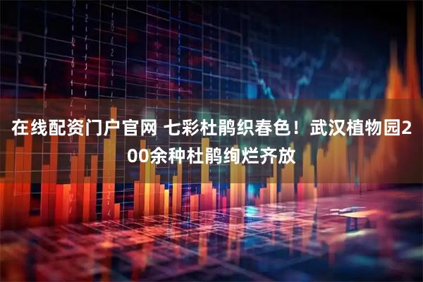 在线配资门户官网 七彩杜鹃织春色！武汉植物园200余种杜鹃绚烂齐放